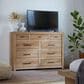 Riva Ridge Modern Loft 3-Piece King Platform Bedroom Set in Khaki, , large