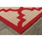 Oriental Weavers Cayman 660R 9"10" x 12"10" Sand and Red Area Rug, , large