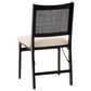 Linon Home Decor Bauer Cane Folding Side Chair in Black, , large