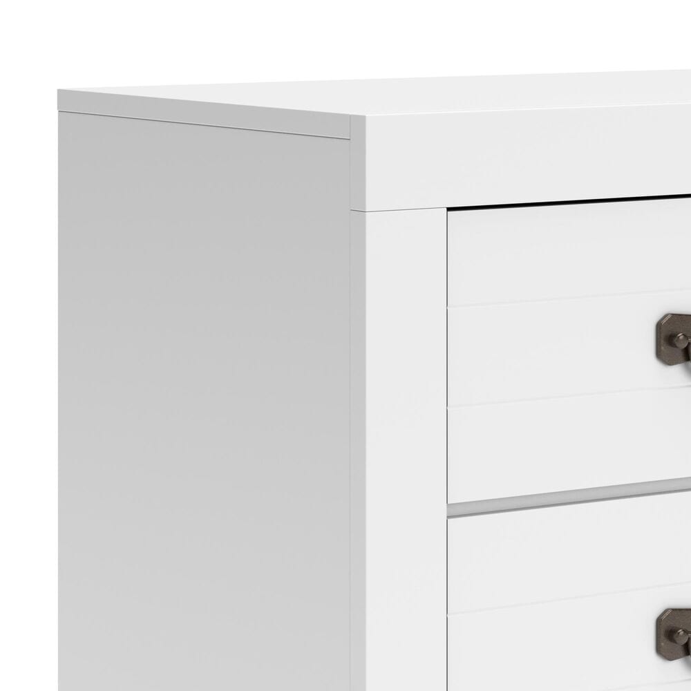 Ashley Binterglen 4-Piece King Panel Bedroom Set in White, , large