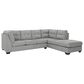 Signature Design by Ashley Falkirk 2-Piece Right Facing Sleeper Sectional with Chaise in Steel, , large