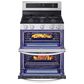 LG 6.9 cu. ft. Smart Gas Double Oven Freestanding Range with ProBake Convection and Air Fry in Stainless Steel, , large