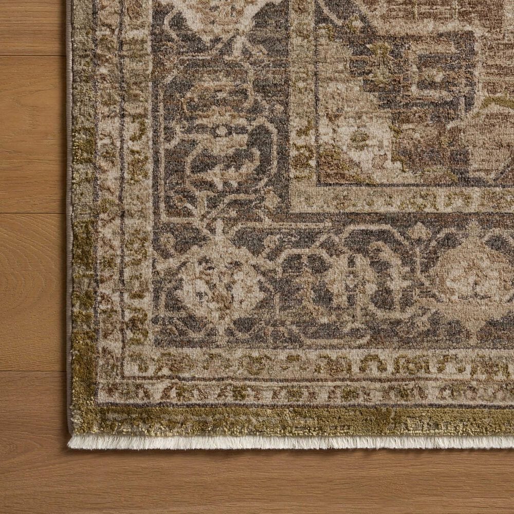 Loloi Haywood Moss and Charcoal 2&#39;7&quot; x 8&#39; Runner, , large