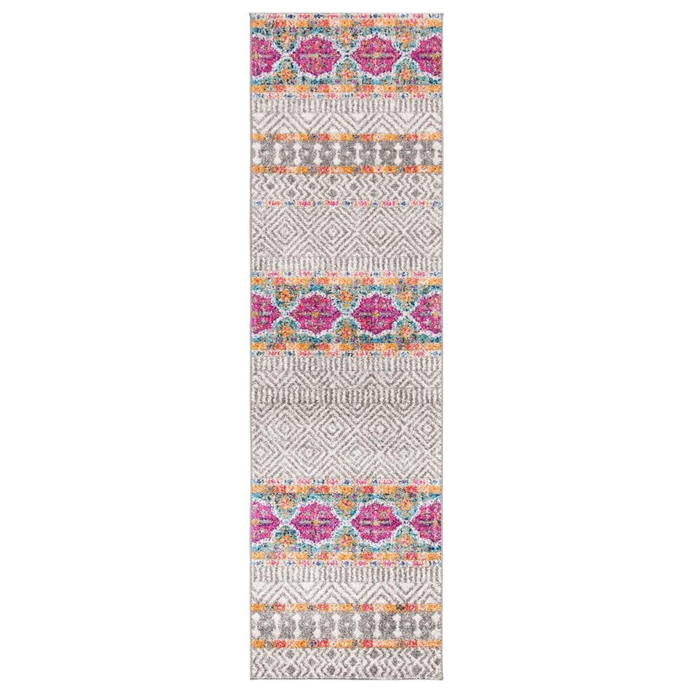 Safavieh Madison MAD797F 2"3" x 8" Grey and Ivory Runner, , large