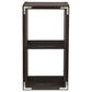 Linon Home Decor Galli 2-Shelf Bookcase in Espresso, , large