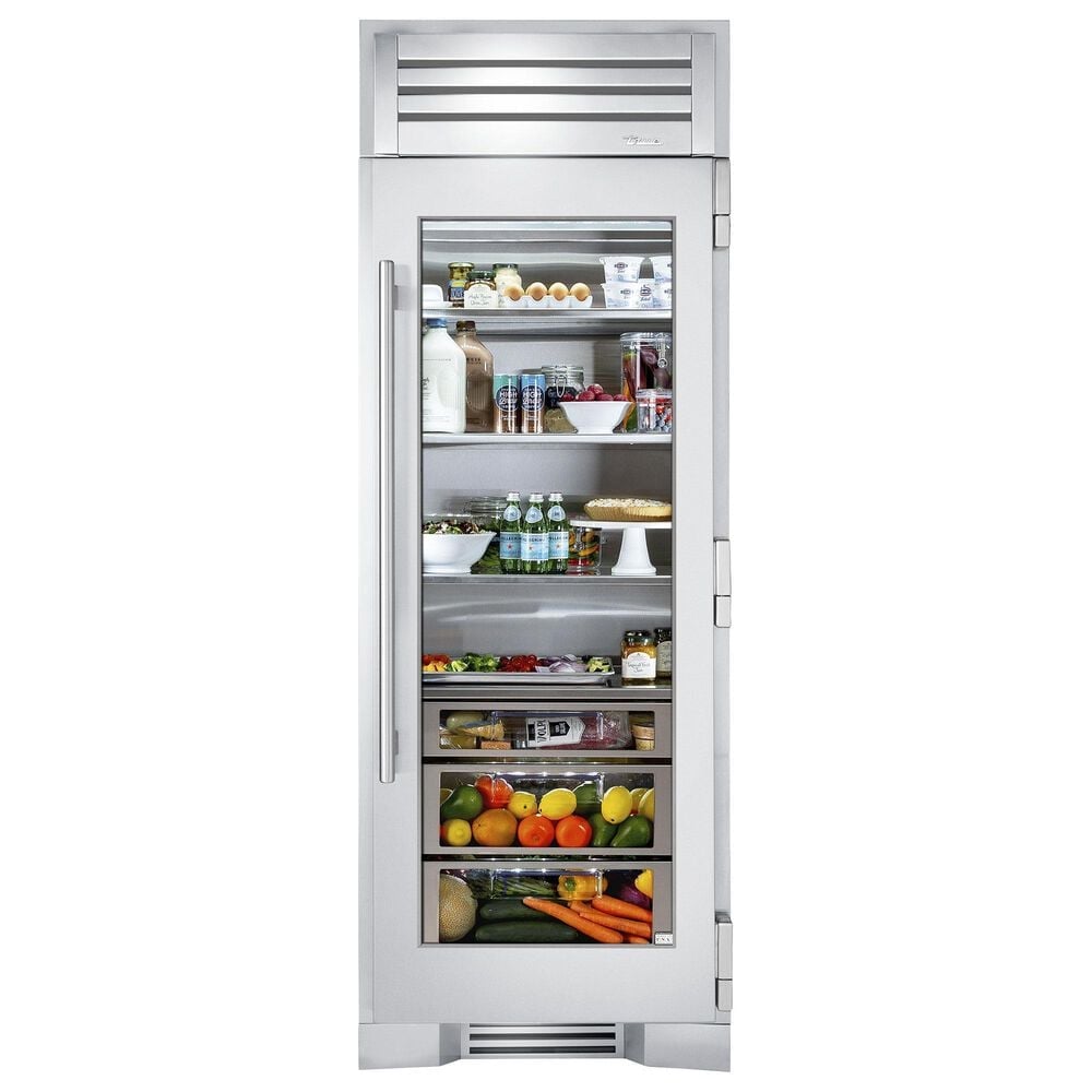 True Residential 19.7 Cu. Ft. Built-In Refrigerator Column with Left Hinge and Solid Door in Stainless Steel, , large