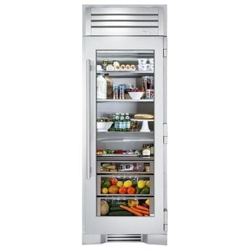True Residential 19.7 Cu. Ft. Built-In Refrigerator Column with Left Hinge and Solid Door in Stainless Steel, , large