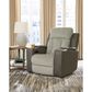 Ashley WhipLash Power Recliner with Adjustable Headrest in Sisal, , large