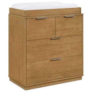 Delta Children Forever 4-Drawer Dresser with Changing Top in Acorn, , large