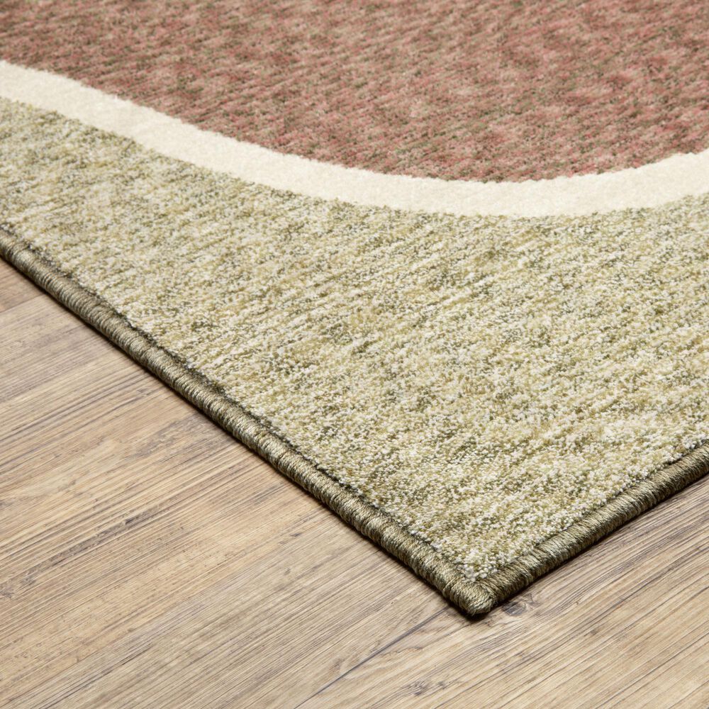 Oriental Weavers Tisdell Green and Multicolor 6&#39;7&quot; x 9&#39;4&quot; Area Rug, , large