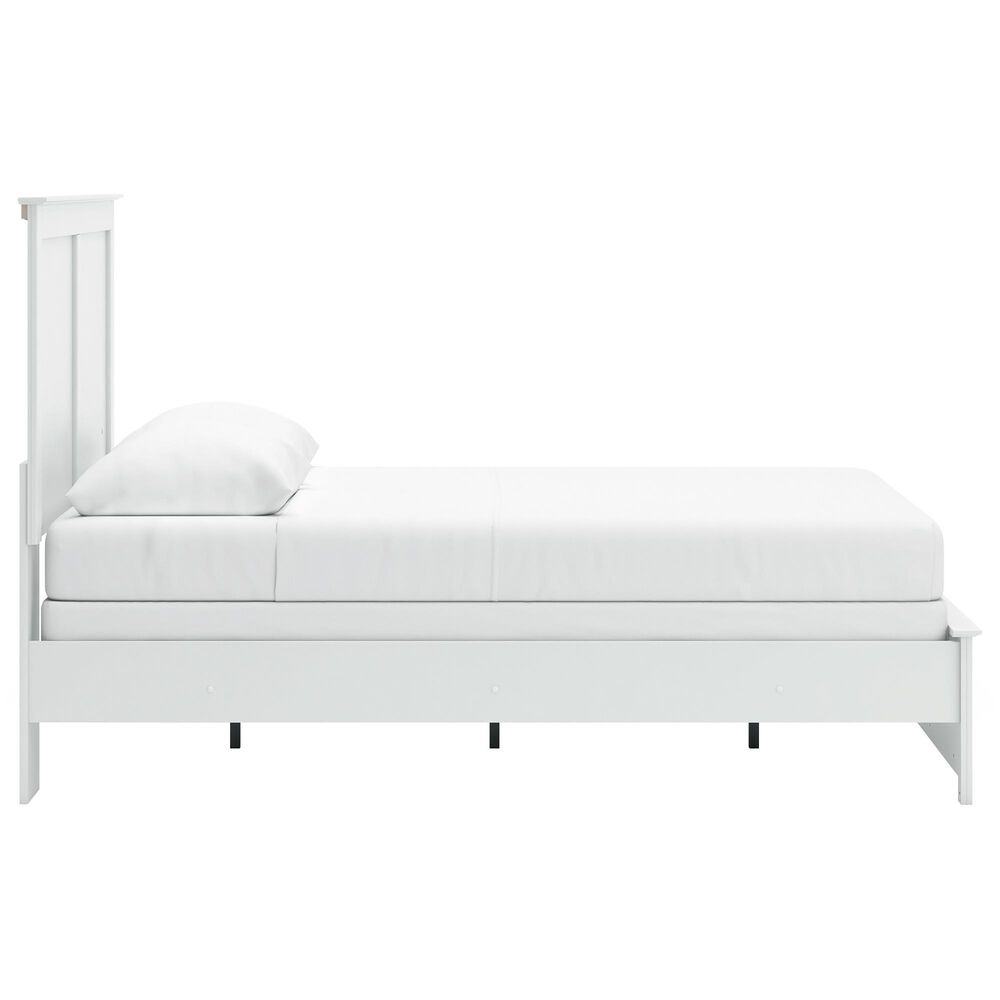 Ashley Bostwick Shoals Queen Panel Bed in White, , large
