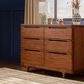 Maxi Cosi Embraced Forms 6-Drawer Dresser and Changer Top in Chestnut, , large