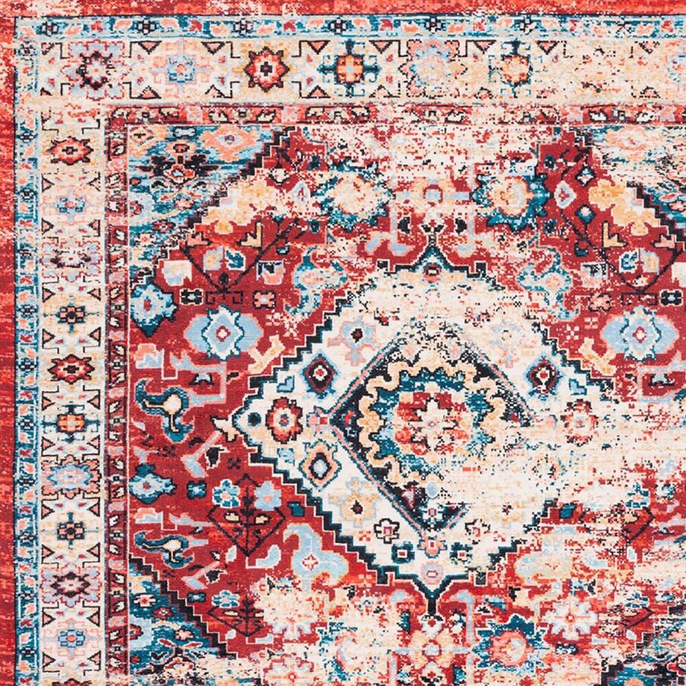 Safavieh Riviera 2&#39;2&quot; x 9&#39; Red and Blue Runner, , large