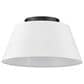 Golden Lighting Penn Flush Mount in Matte Black, , large