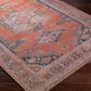 Surya Colin 9"3" x 12" Burnt Orange, Blue, Pale Blue and Tan Area Rug, , large