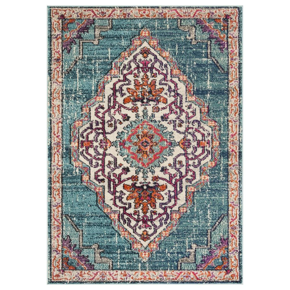 Safavieh Monaco MNC254J 4" x 5"7" Blue Area Rug, , large
