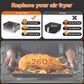 HOMLUX 26 Qt Air Fryer Toaster Oven in Silver, , large