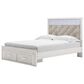 Ashley Altyra Queen Upholstered Storage Bed  in White, , large