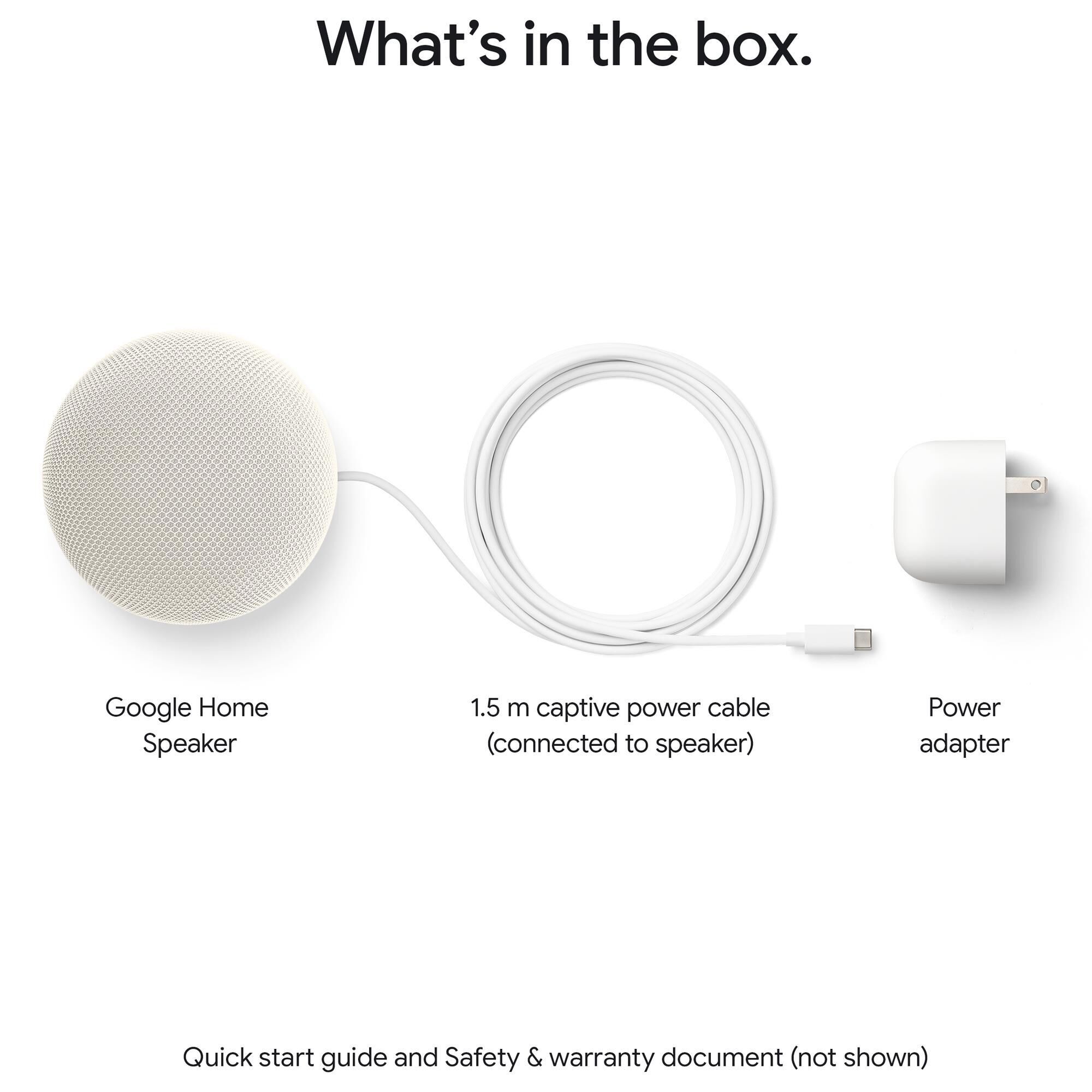 Google Home Speaker with Gemini in Porcelain