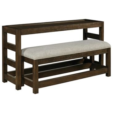 Hammary Nyles Rectangular Console Table and Bench in Hot Cocoa, , large