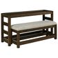 Hammary Nyles Rectangular Console Table and Bench in Hot Cocoa, , large