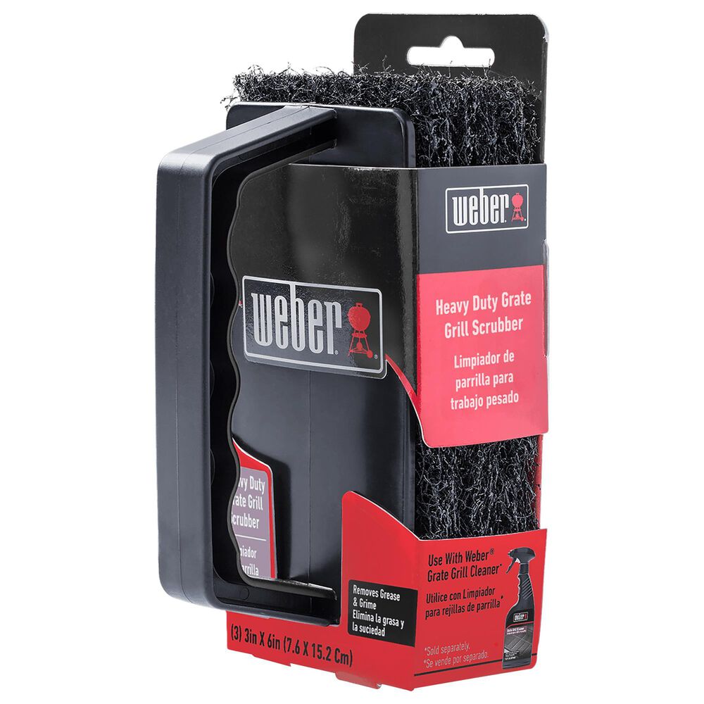 Weber Heavy Duty Grate Grill Scrubber in Black