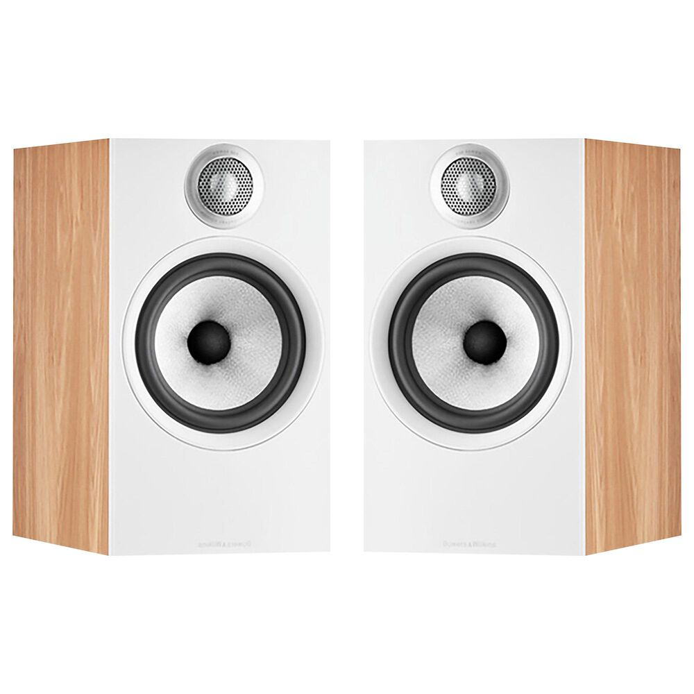 Bowers and Wilkins 606 S2 Anniversary Edition 2Way Standmount Loudspeaker System in Oak (Pair