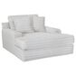 Moore Furniture Bellini Chaise Lounger with Cupholders in Cloud Dove, , large