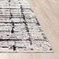 RIZZY Couture CUT117 10" x 13" Black and Ivory Area Rug, , large
