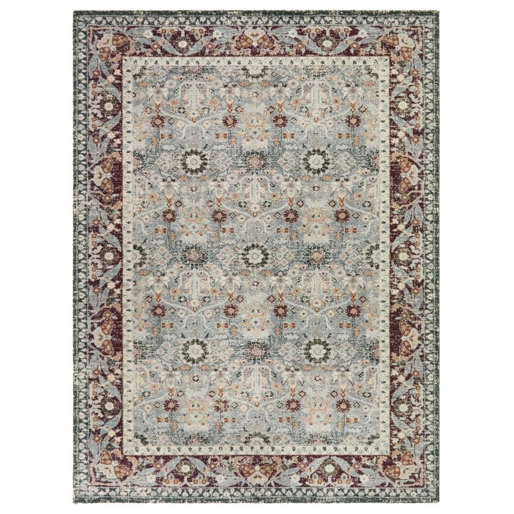 Balta Rugs Reverie Karlovich Blue and Rust 5"3" x 7" Area Rug, , large