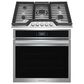Frigidaire Gallery Gallery 2-Piece Kitchen Package with 36" Gas Cooktop and 30" Single Wall Oven in Stainless Steel, , large
