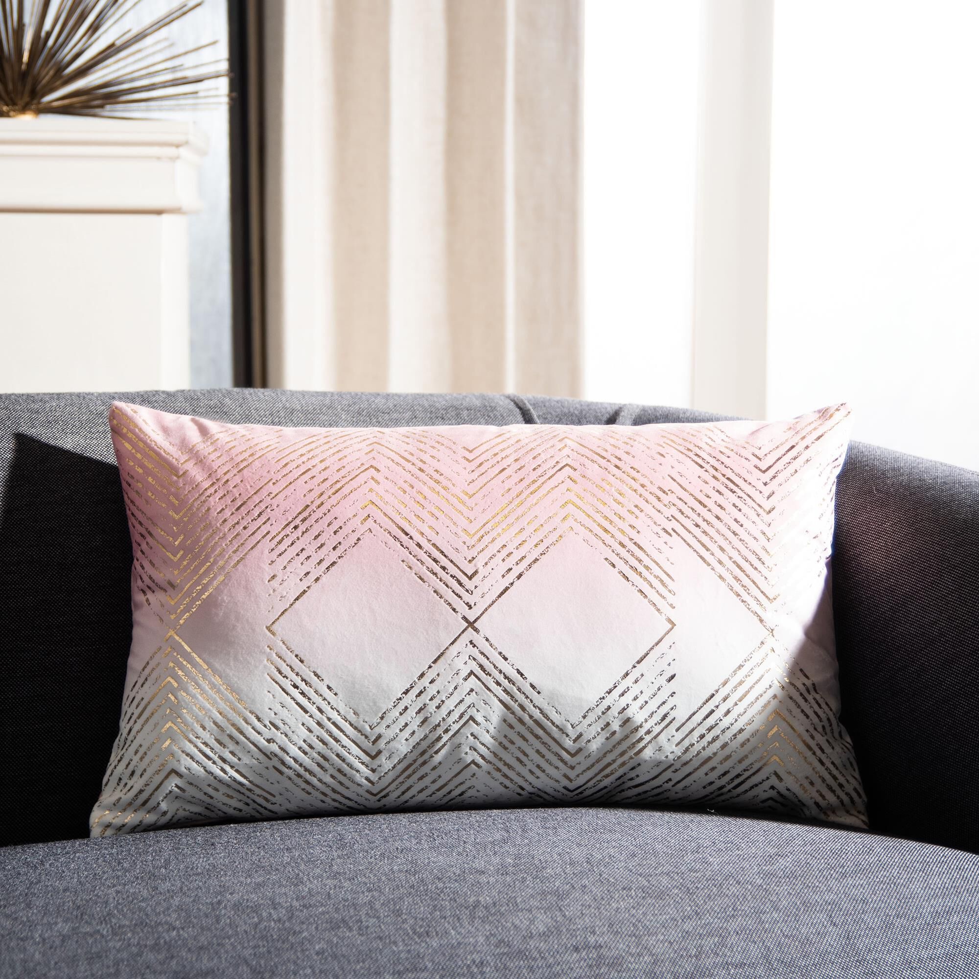 Large outlet blush pillows