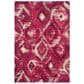 Safavieh Monaco MNC242D-3 3" x 5" Fuchsia/Cream Area Rug, , large