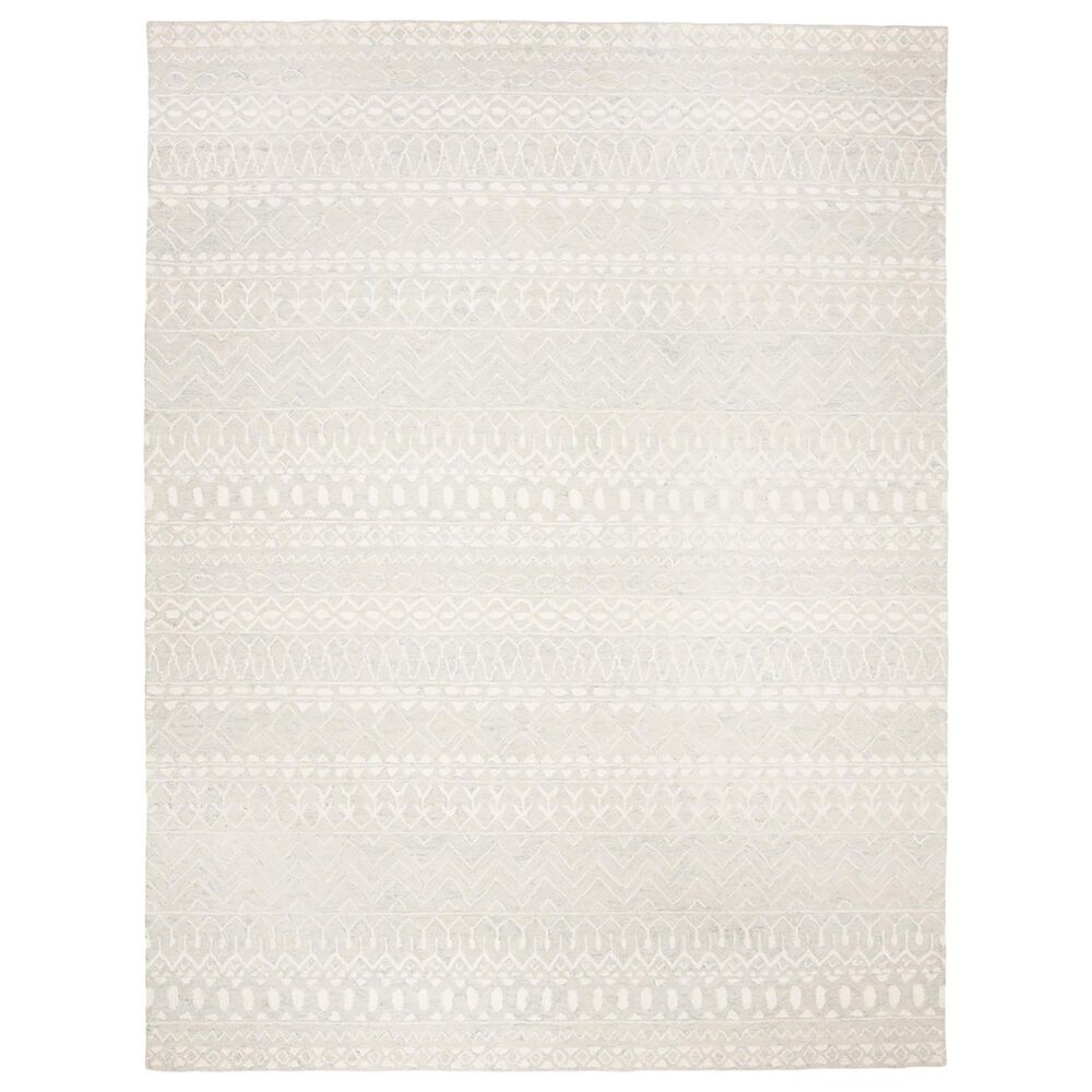 Safavieh Micro-Loop 10" x 14" Aqua and Ivory Area Rug, , large