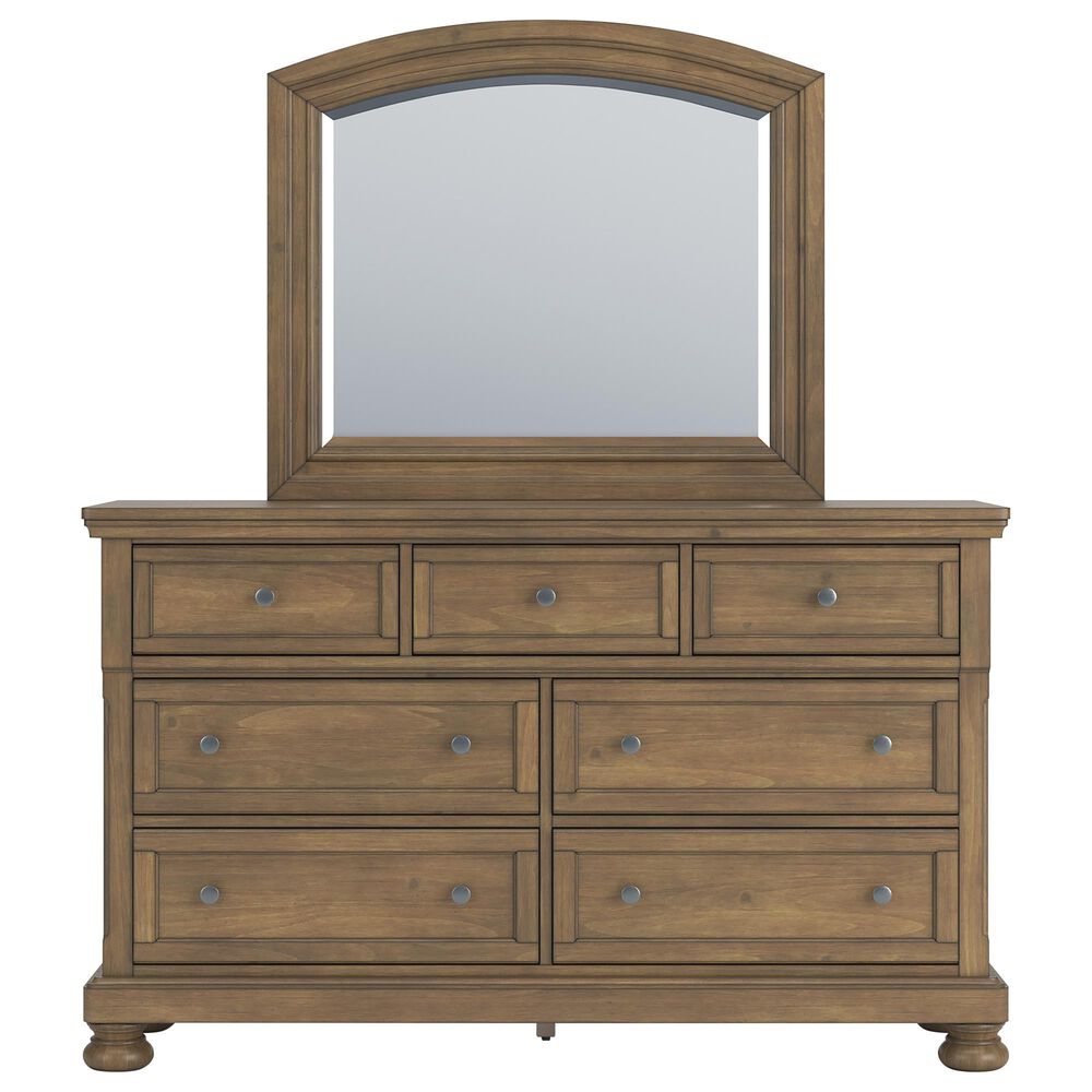 Ashley Feddinger 3-Piece Queen Storage Bedroom Set in Chestnut Brown, , large