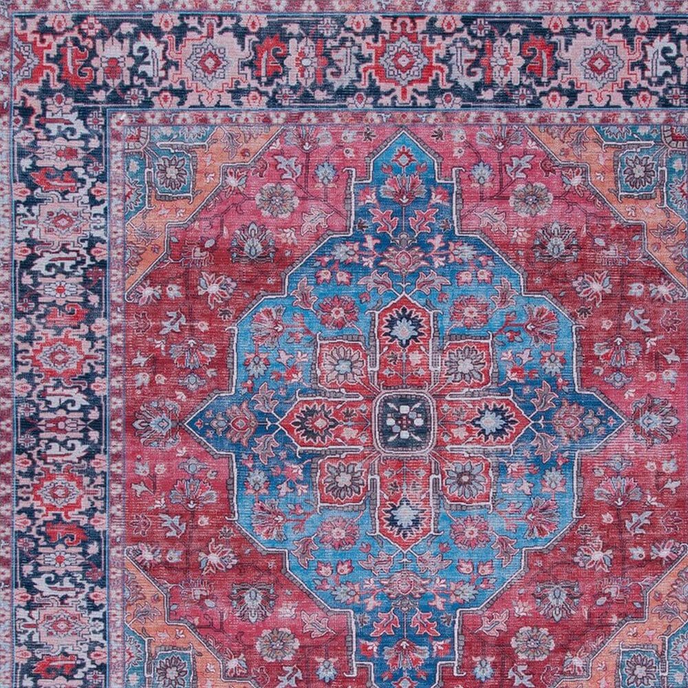 Safavieh Serapi SEP369 10&#39; x 14&#39; Blue and Rust Area Rug, , large