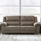 Ashley Laresview Manual Reclining Sofa in Fossil, , large