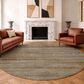 Dalyn Rug Company Vico VC6 Chocolate 8" Round Area Rug, , large