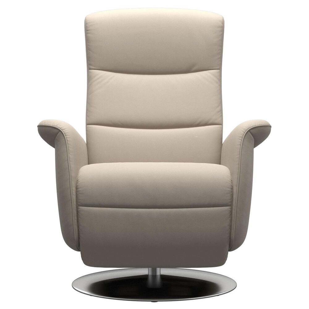 Stressless Mike Large Power Recliner in Paloma Fog, , large