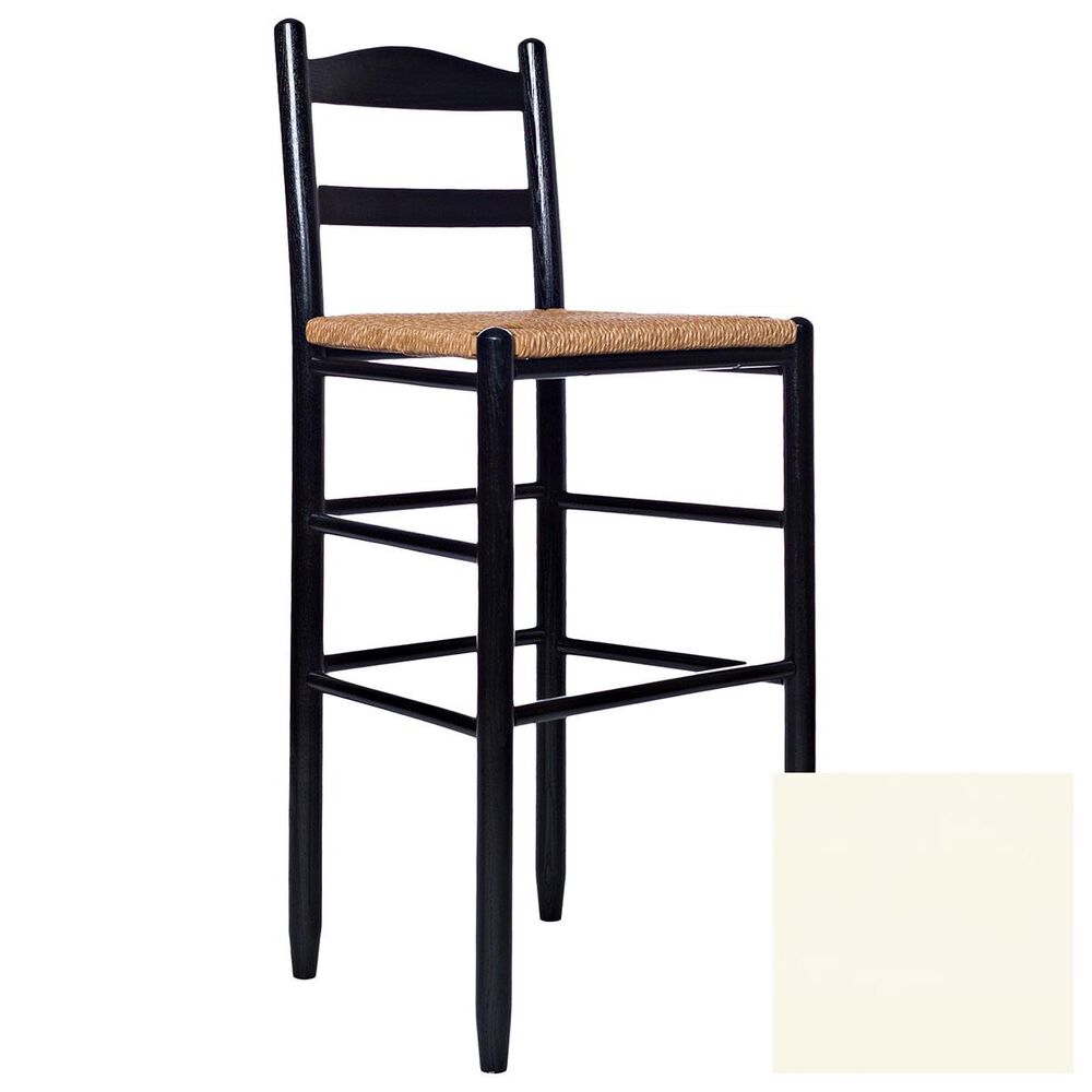 Lakeside Penrose Ladderback Barstool in Antique White, , large