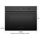 Fisher & Paykel 24 Single Electric Wall Oven with 22-Function and ADA Compliant in Black, , large