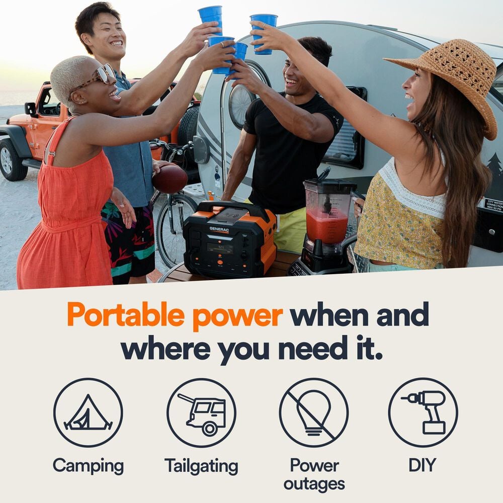 Generac GB1000 Portable Power Station, , large