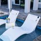 Floating Luxuries Kai 11.5" x 18.5" Lumbar Pillow in Arctic White (Set of 2), , large