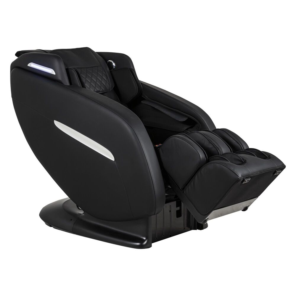 Ergotec Zero Gravity Massage Chair with Lumbar Heat in Black, , large