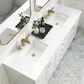 James Martin Vanities Chicago 72" Double Bathroom Vanity in Glossy White with 3 cm White Zeus Quartz Top and Rectangular Sinks, , large