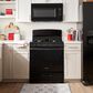 Amana 30" Freestanding Gas Range with Easy-Clean Glass Door in Black, , large