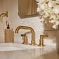 Kohler Castia Widespread Bathroom Sink Faucet in Vibrant Brushed Moderne Brass, , large