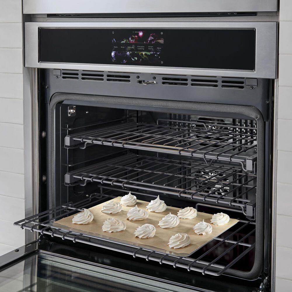 Monogram Statement 30&quot; Electric Single Wall Oven with Convection in Stainless Steel, , large