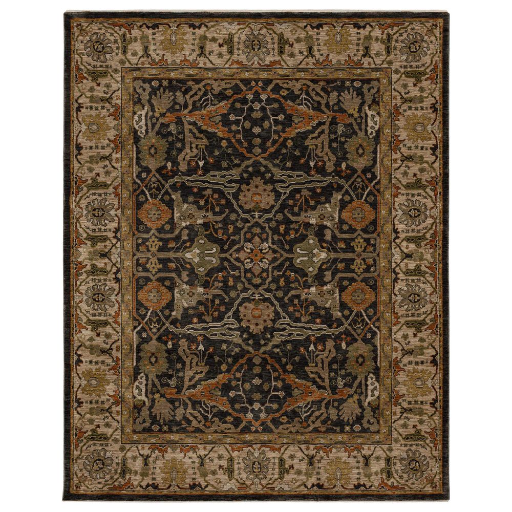 Karastan Shalimar Zara Charcoal 12" x 15"9" Area Rug, , large