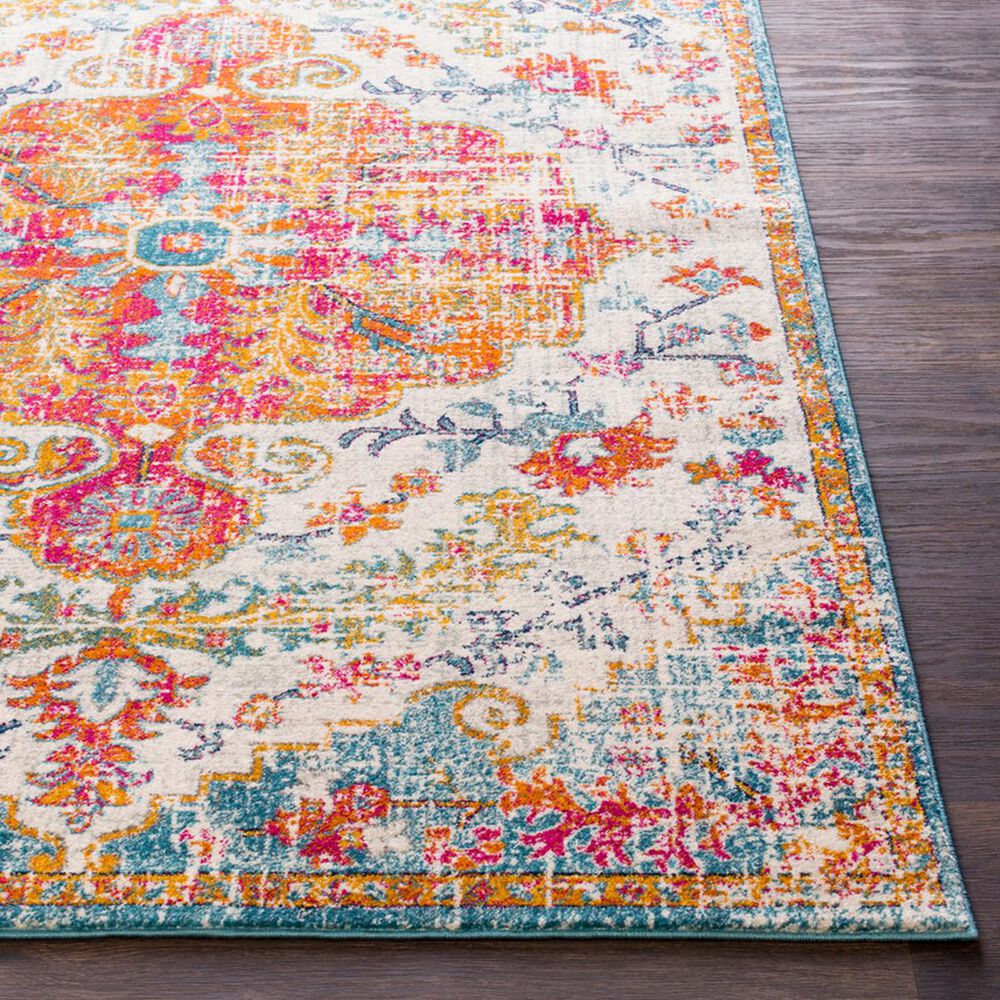 Surya Harput HAP-1067 2&#39;7&quot; x 7&#39;3&quot; Beige, Saffron and Gray Runner, , large